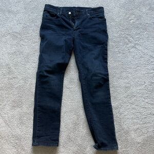 Levi’s 511 slim tapered fit premium dark Indigo jeans 34x32